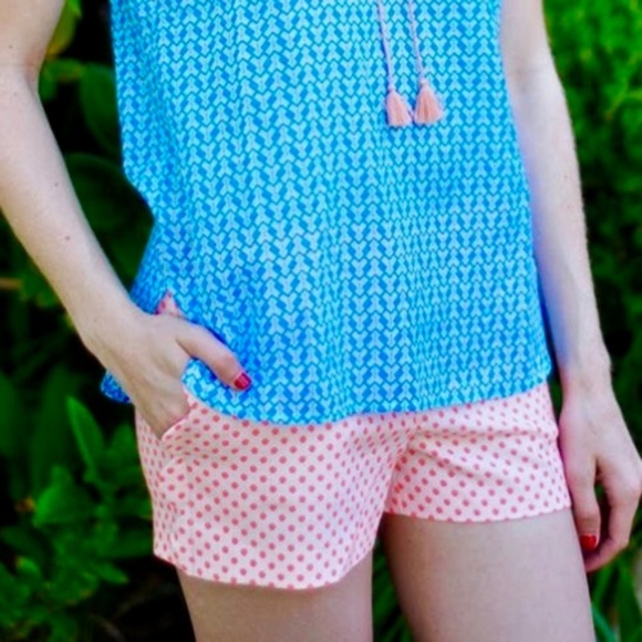 J. Crew Scallop Pocket Polka Dot Shorts - Picture 3 of 6